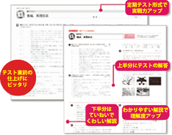 定期テスト対策予想問題・解説解答